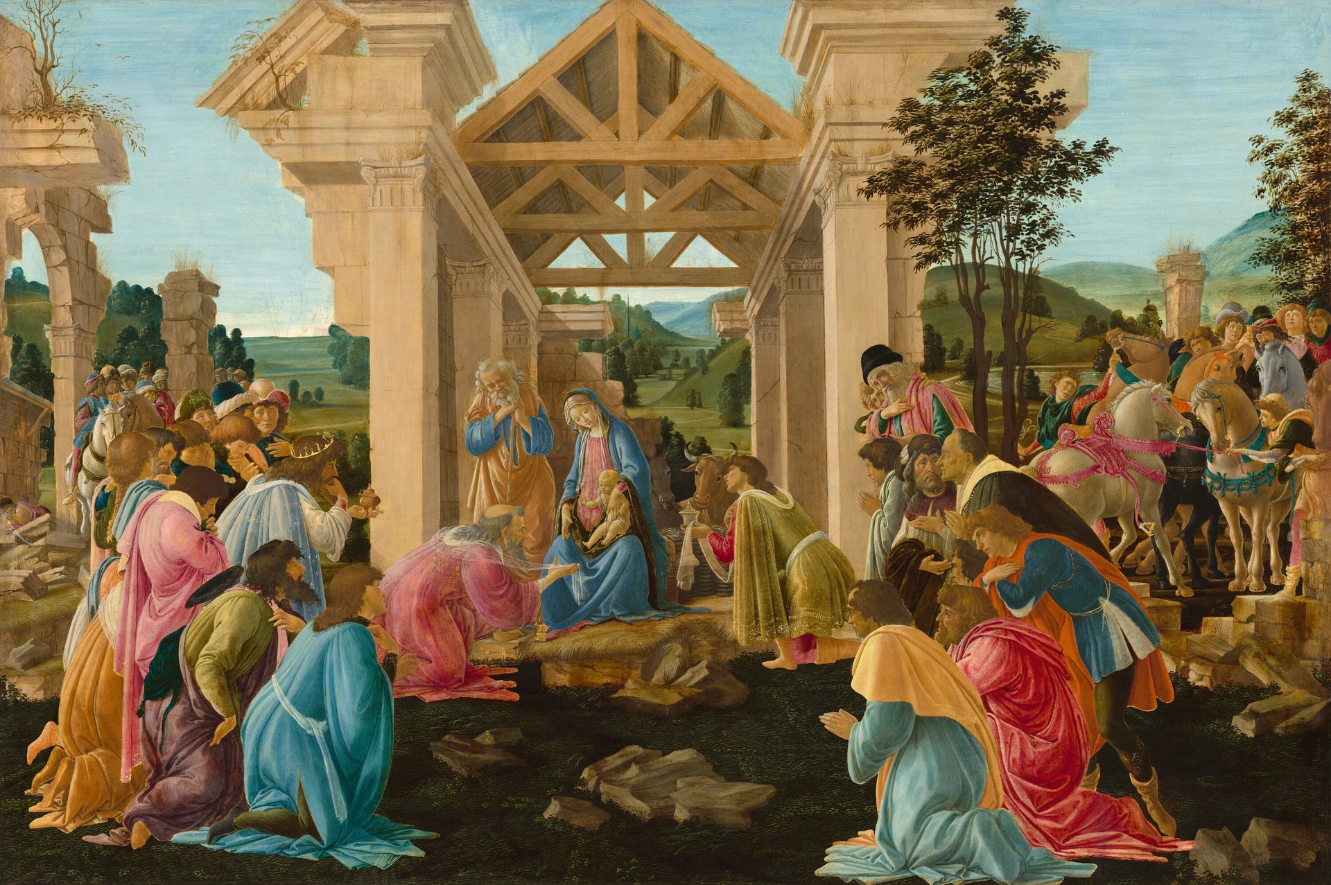 L'Adoration des mages - Sandro Botticelli