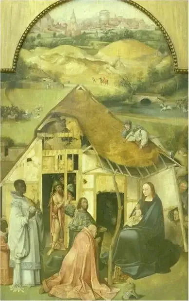 Adoration of the Magi - Hieronymus Bosch image 1 copie de tableau peinte à la main