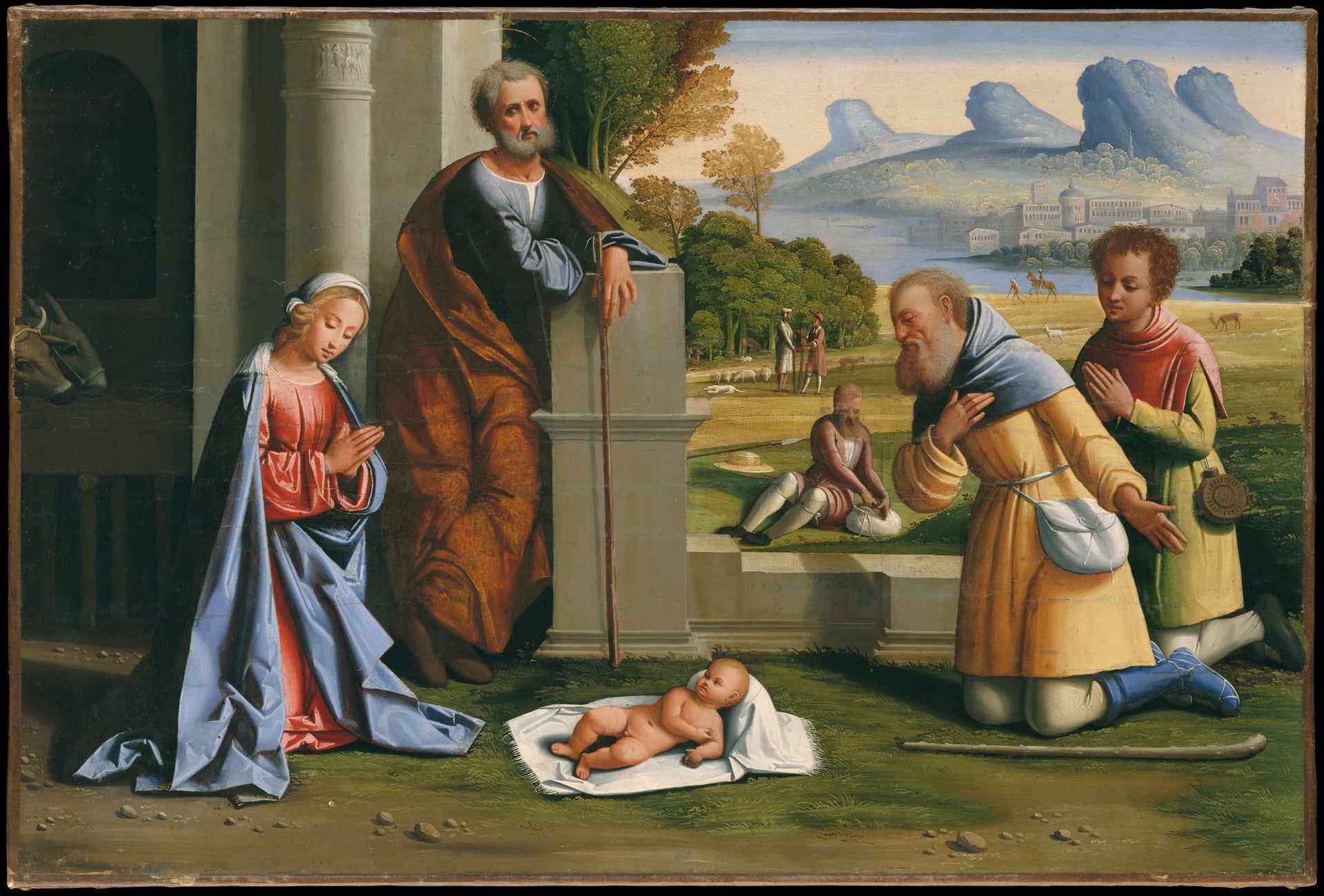 The Adoration of the Shepherds - L'Ortolano (Giovanni Battista Benvenuti)