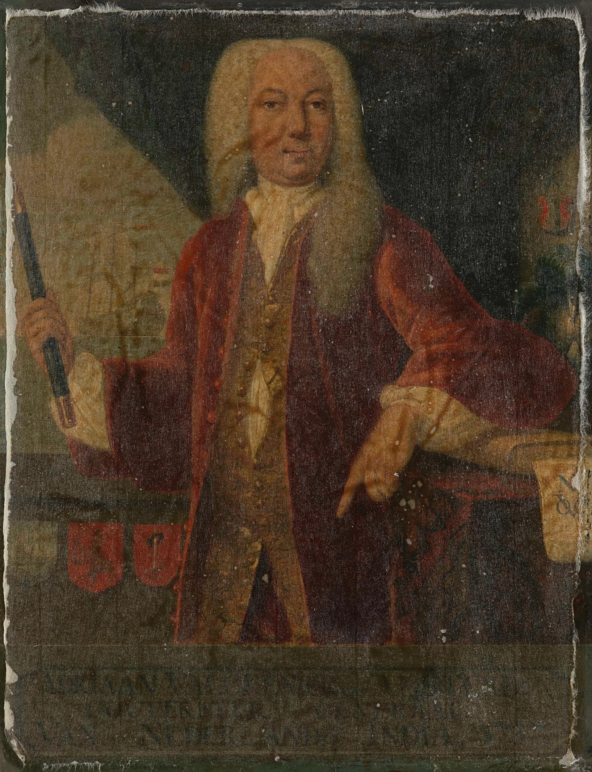 Adriaan Valckenier (1695-1751). Gouverneur général (1737-41) - Artiste inconnu du Rijksmuseum