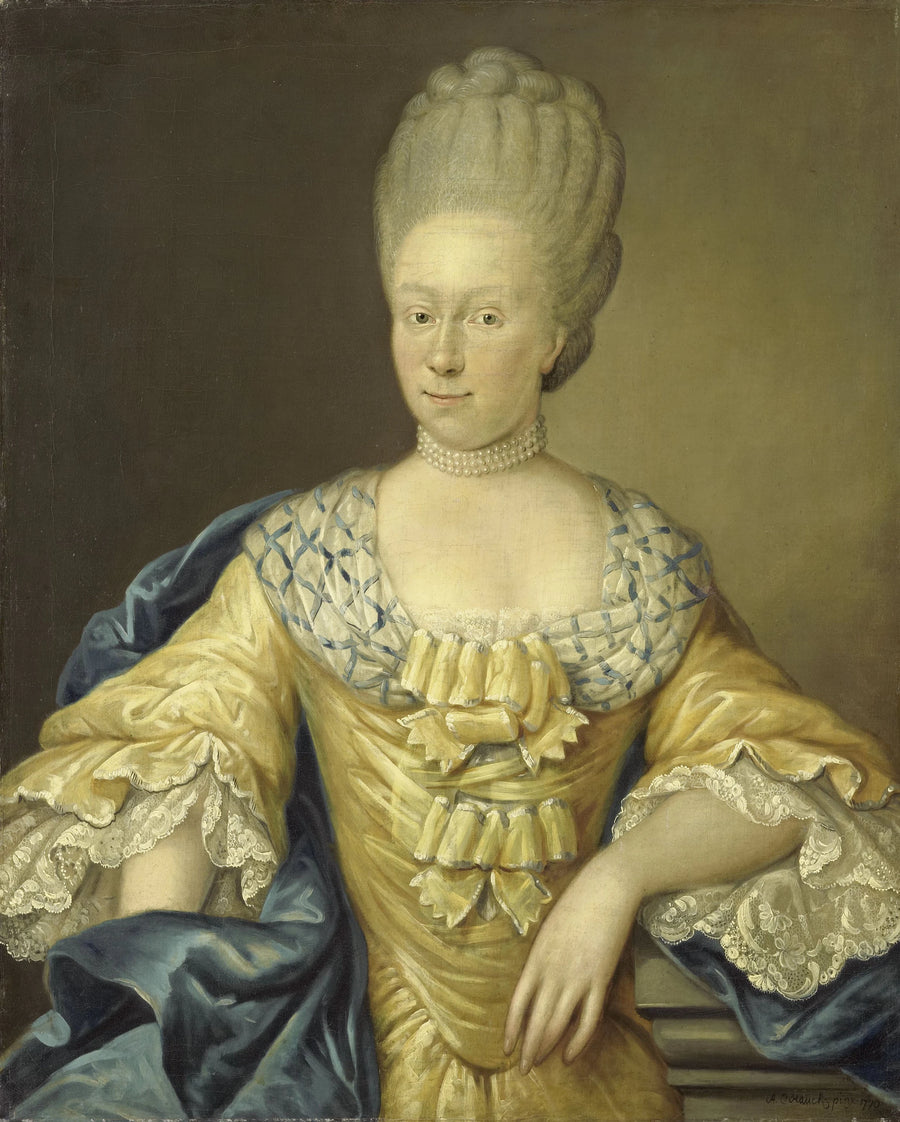 Adriana Johanna van Heusden. Épouse de Johan Arnold Zoutman - August Christian Hauck