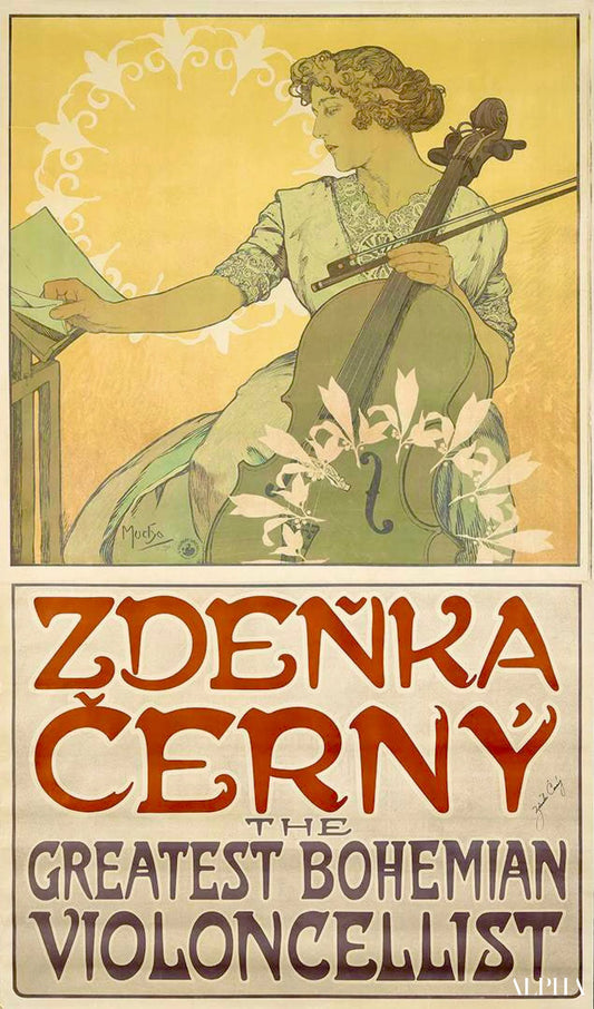Affiche Zdenka Cerny - Mucha - Reproductions de tableaux et peintures haut de gamme