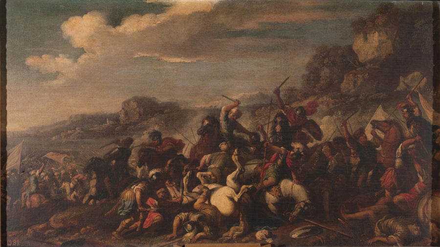 affrontement de cavalerie - Jacques Courtois