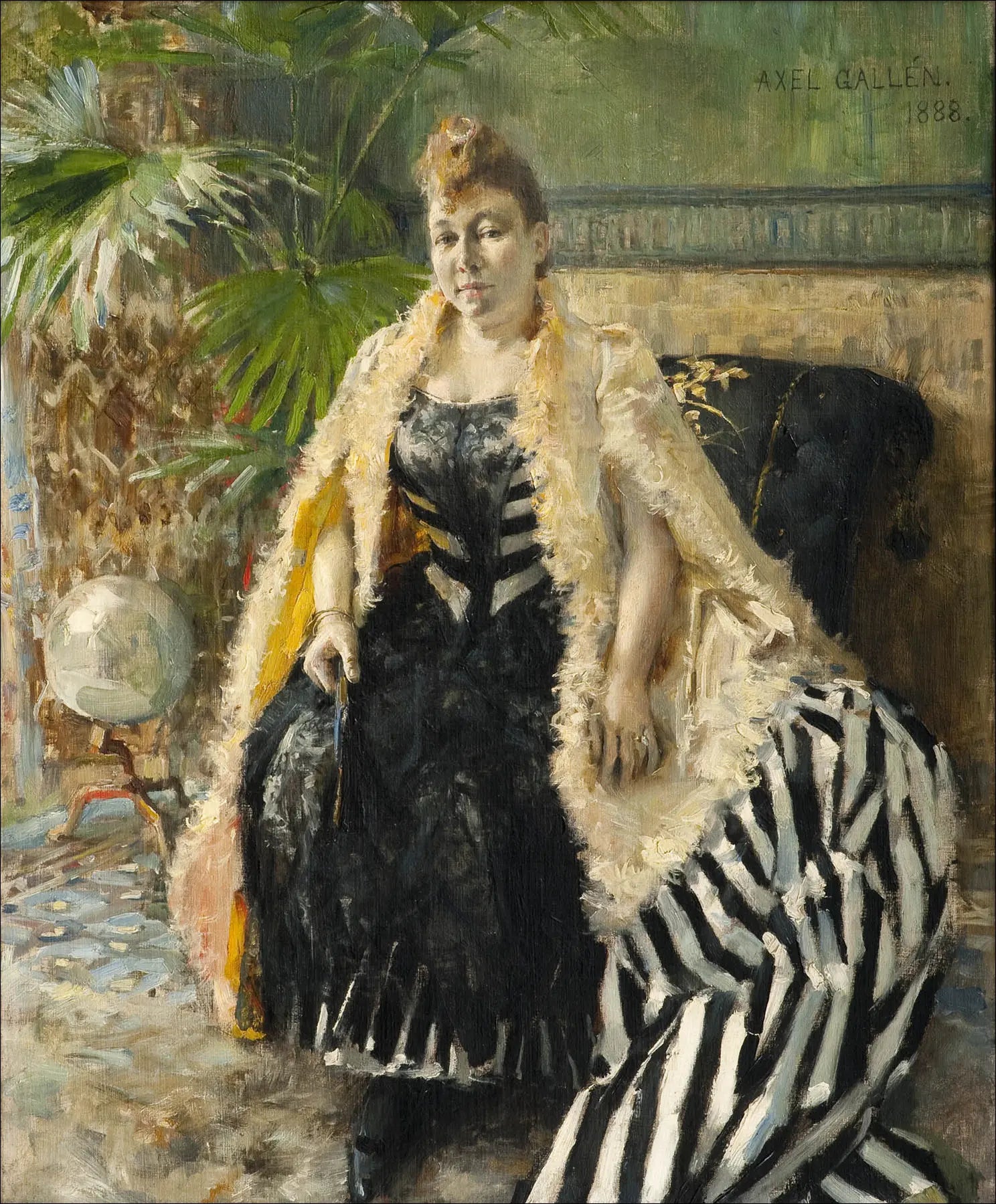 Parisienne, peinture d’Akseli Gallen-Kallela