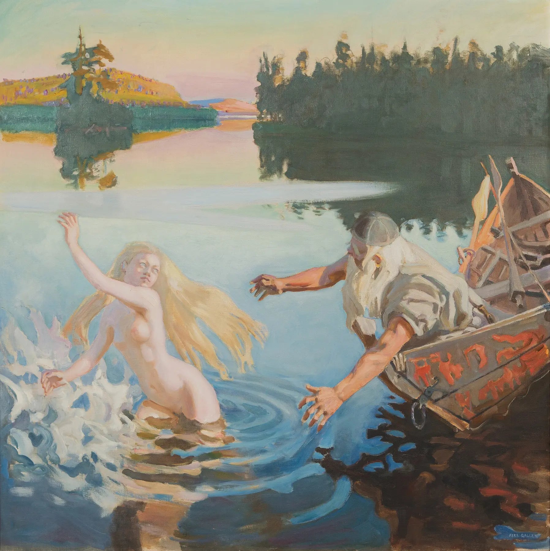 Aino, peinture d’Akseli Gallen-Kallela