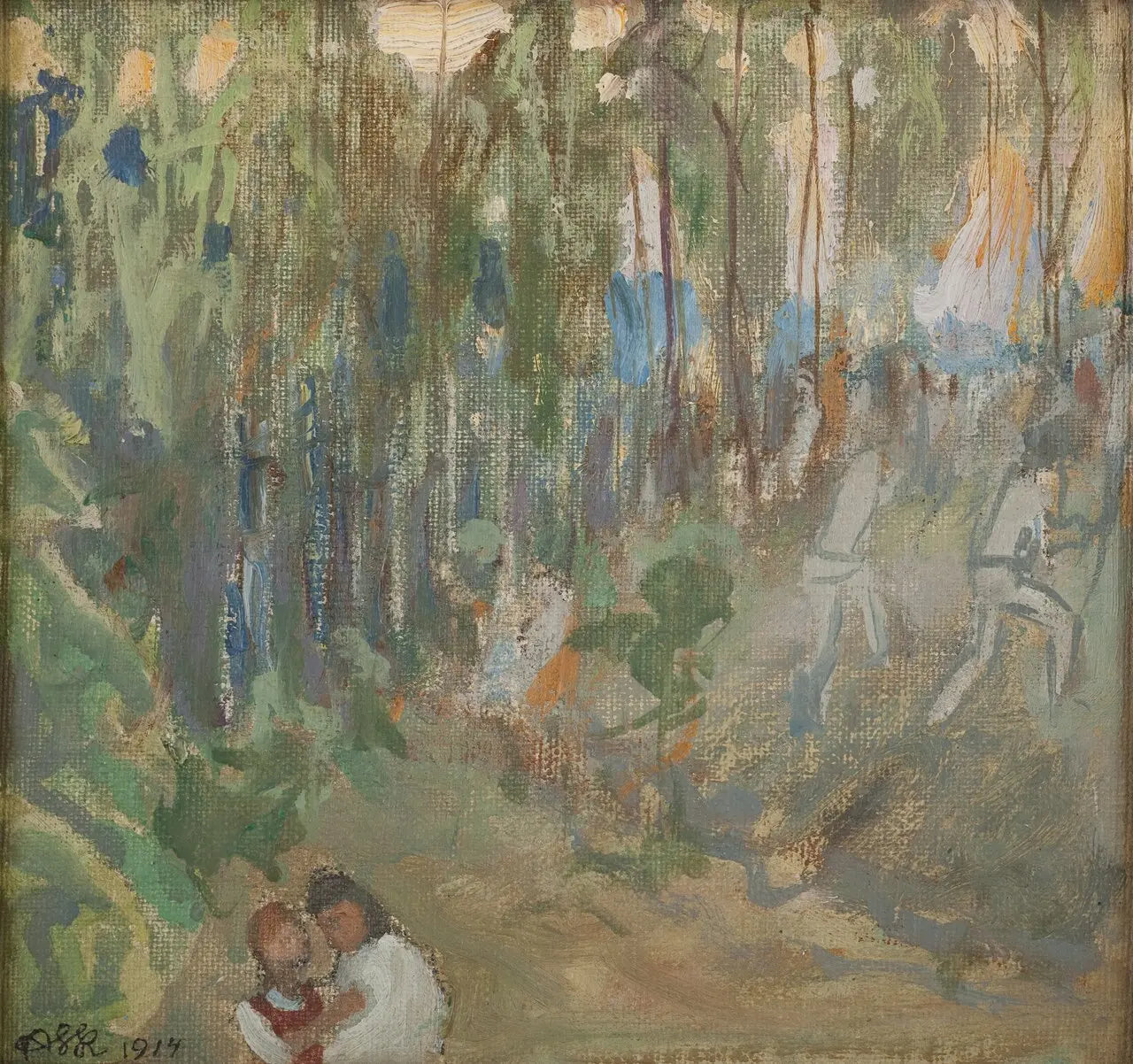 Feux de persécution, peinture d’Akseli Gallen-Kallela