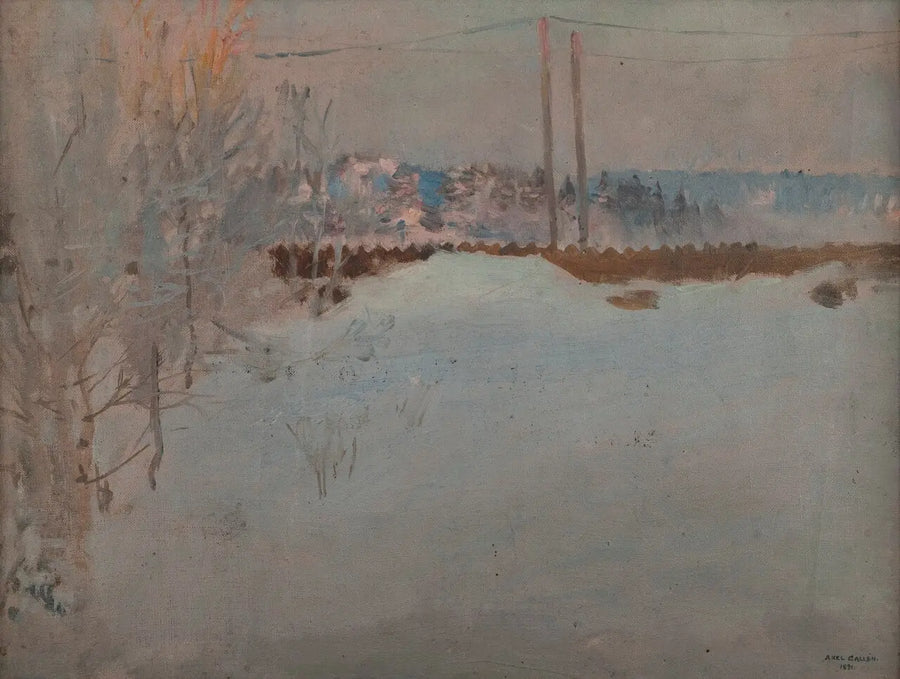 Matin brumeux à Malmi - Akseli Gallen-Kallela