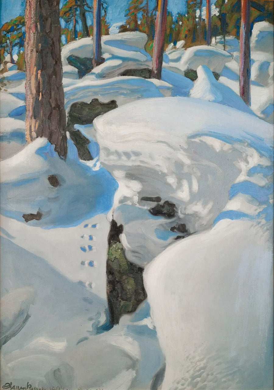 La Tanière du lynx - Akseli Gallen-Kallela