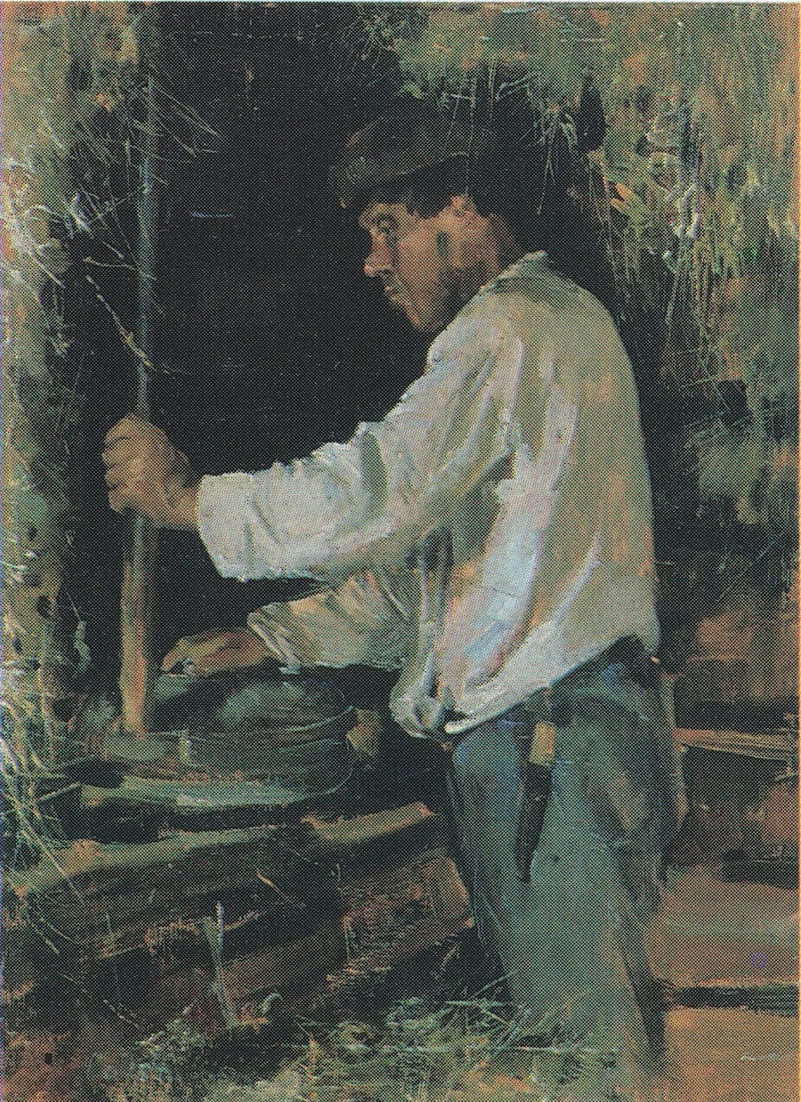 La Meunière à la meule - Akseli Gallen-Kallela