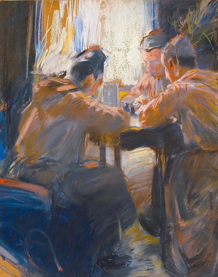 Les Joueurs de cartes - Akseli Gallen-Kallela
