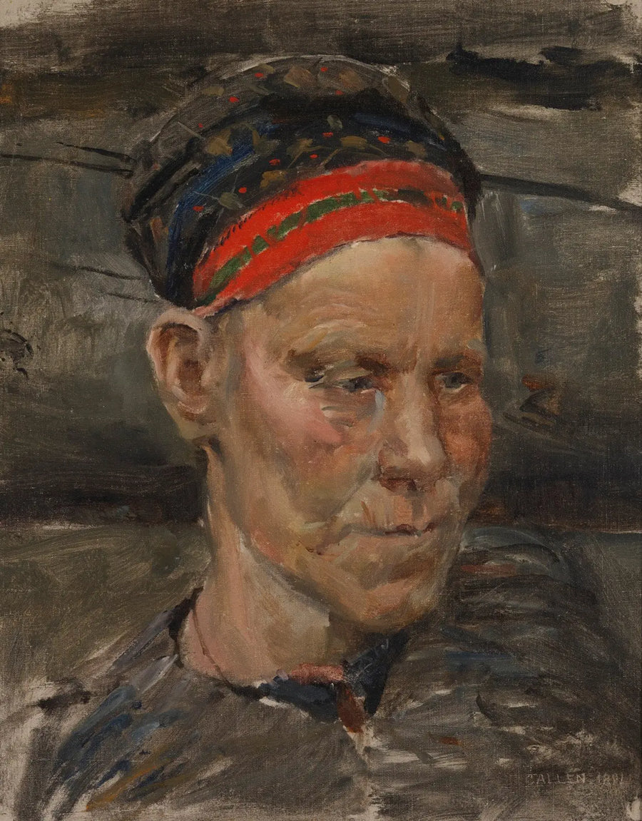 Portrait d’une femme carélienne - Akseli Gallen-Kallela