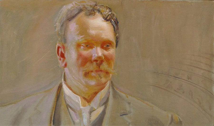 Portrait du professeur E. N. Setälä - Akseli Gallen-Kallela