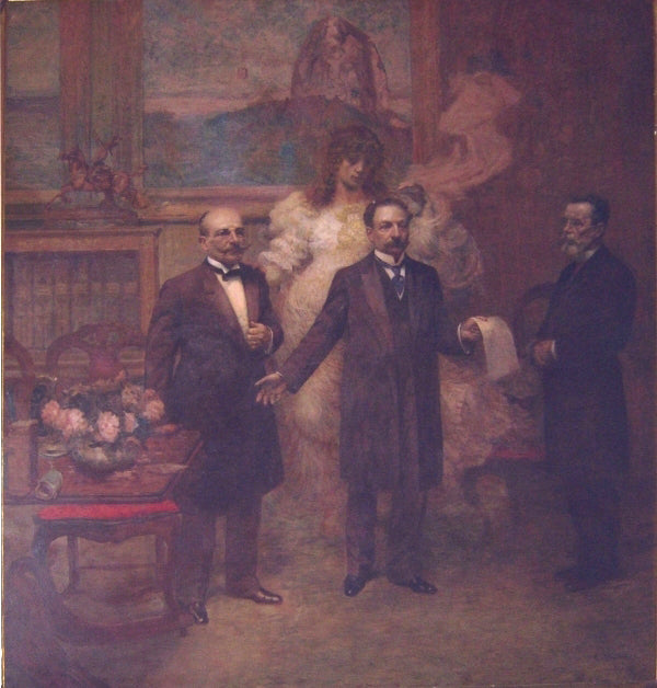 Alegoria à Lei Orçamentária - Eliseu Visconti image 1 reproduction d’œuvre d’art à l’huile