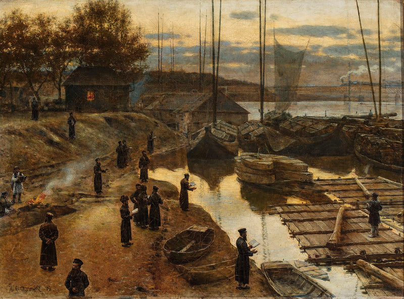 La Fête des trompettes - Aleksander Gierymski