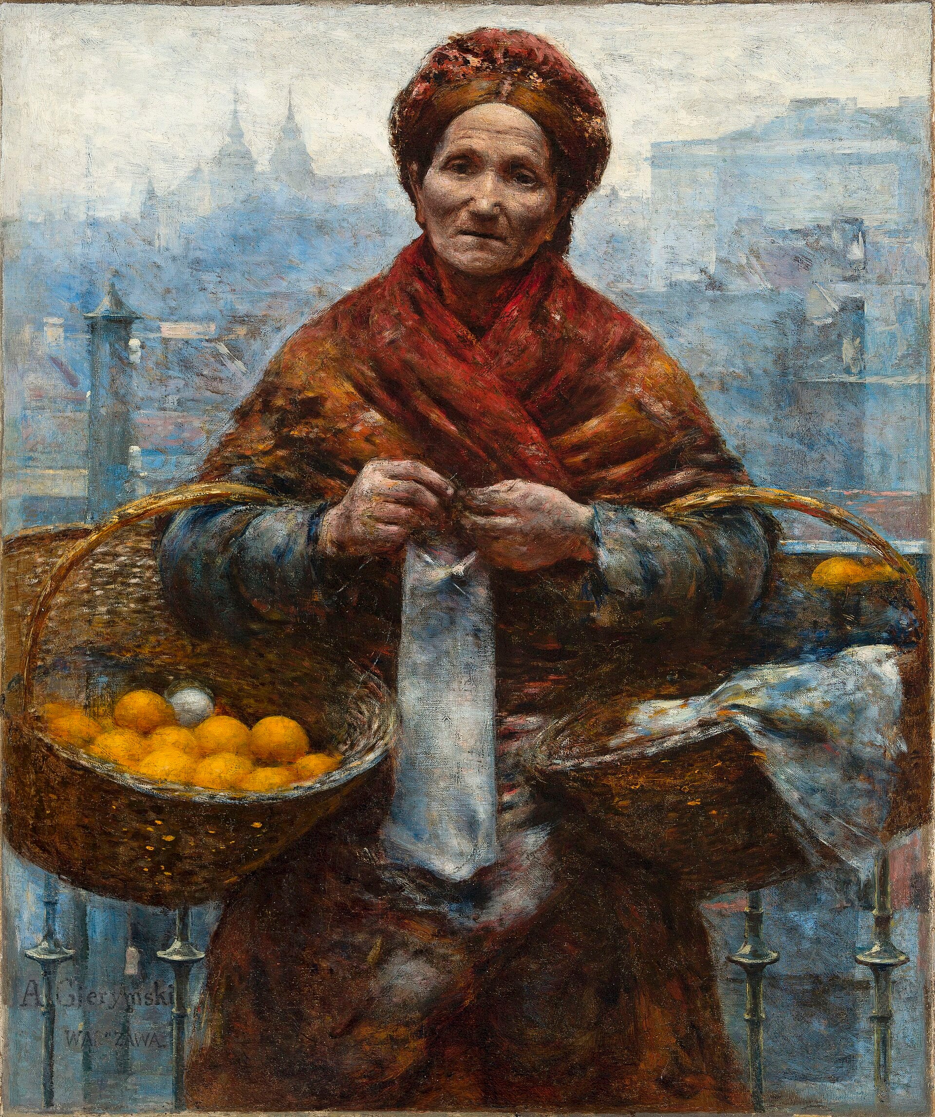 Femme juive aux oranges - Aleksander Gierymski