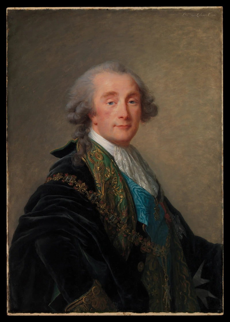 อเล็กซองดร์ ชาร์ลส์ อีมานูเอล เดอ ครูซอล-ฟลอเรนซัก (1743-1815) - เอลิซาเบธ วิเก่ เลอ บรูน