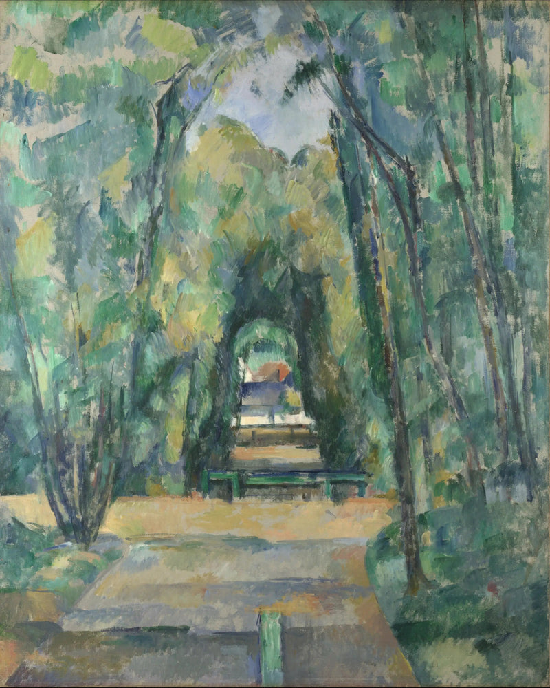 ทางเดินที่ชองติยี - Paul Cézanne
