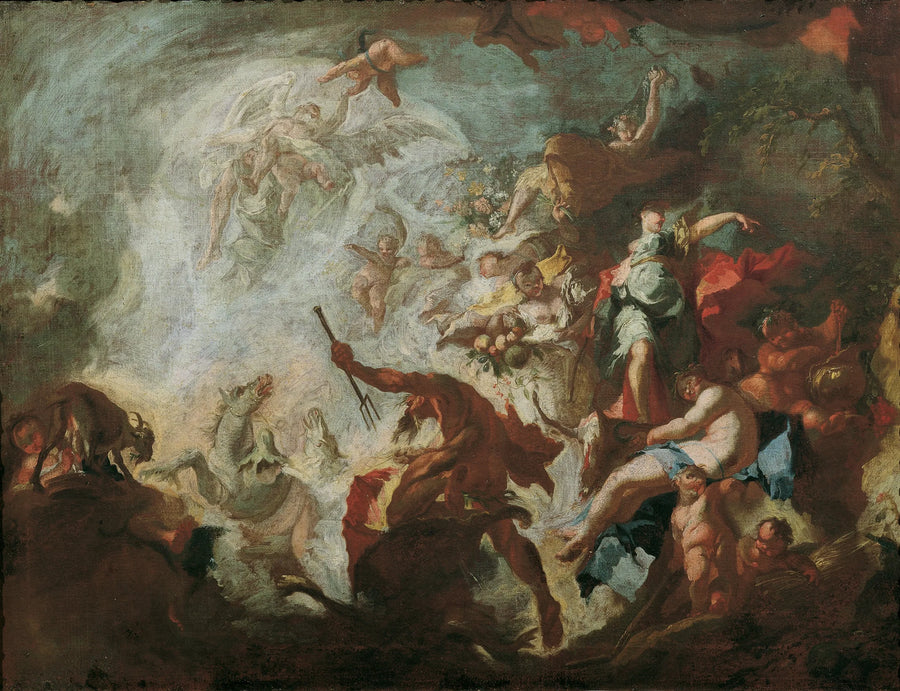 Allégorie de l'âge d'or - Franz Anton Maulbertsch