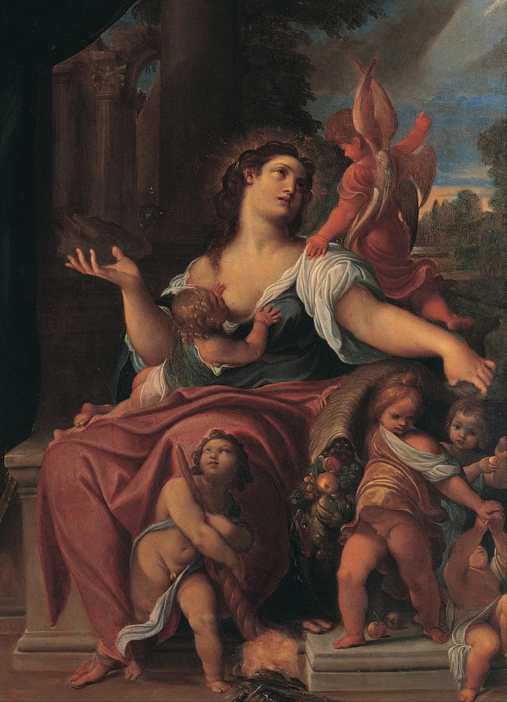 Allégorie de la Providence - Ludovico Carracci - Alpha Reproduction