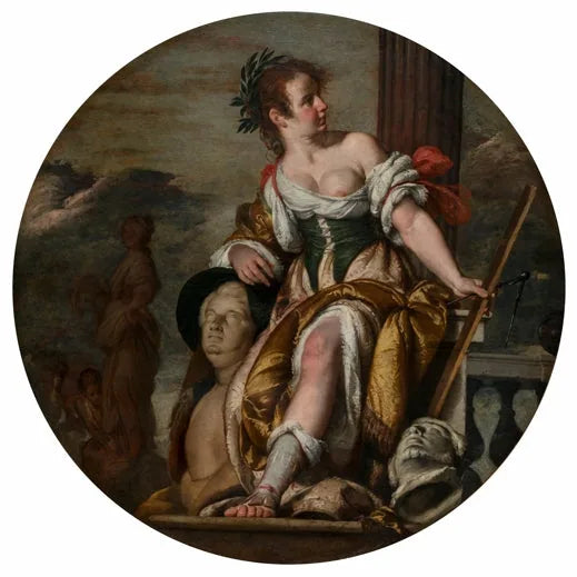 Allégorie de la sculpture - Bernardo Strozzi image 1 reproduction de peinture à l’huile