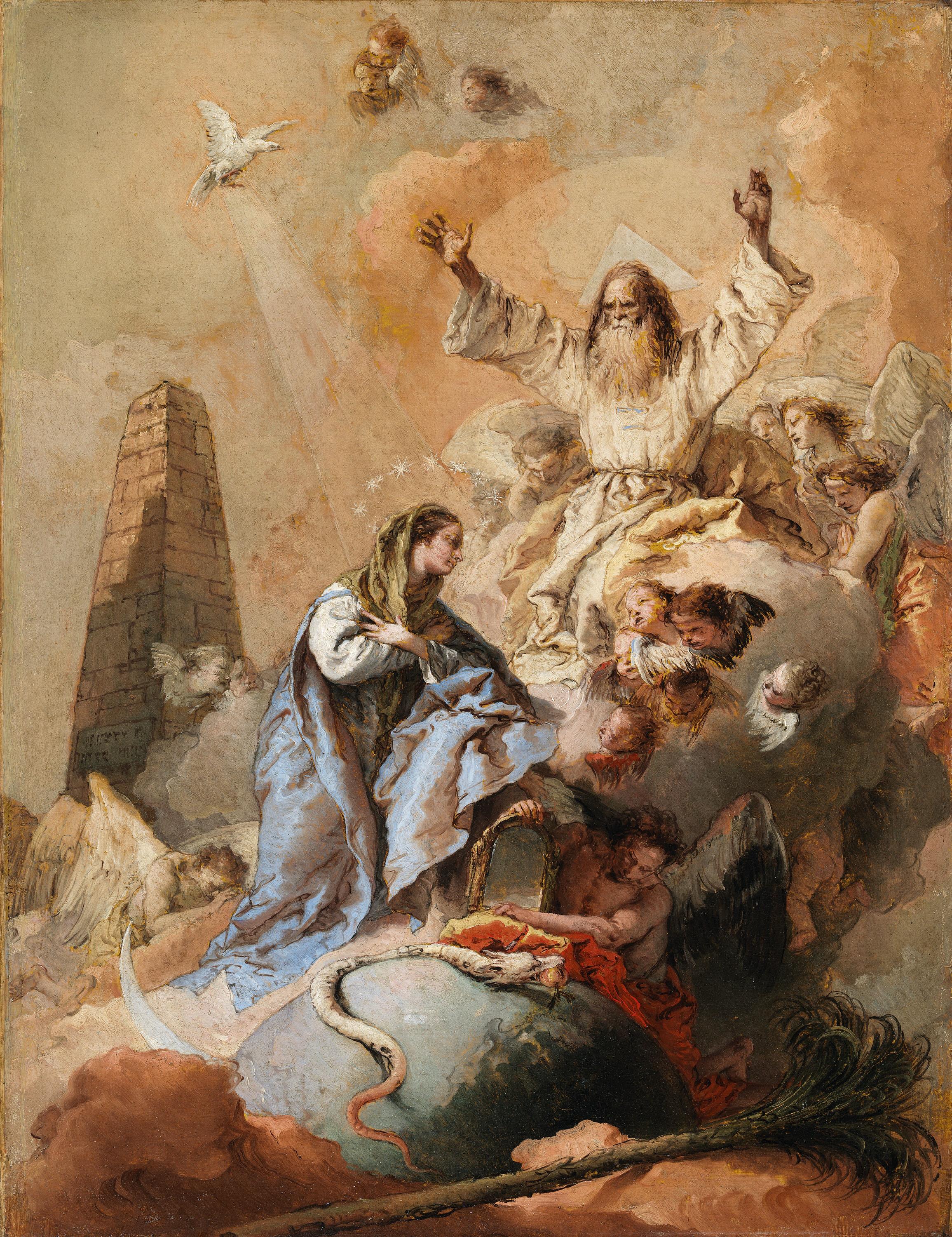 Allégorie de l’Immaculée Conception - Giovanni Battista Tiepolo - Alpha Reproduction