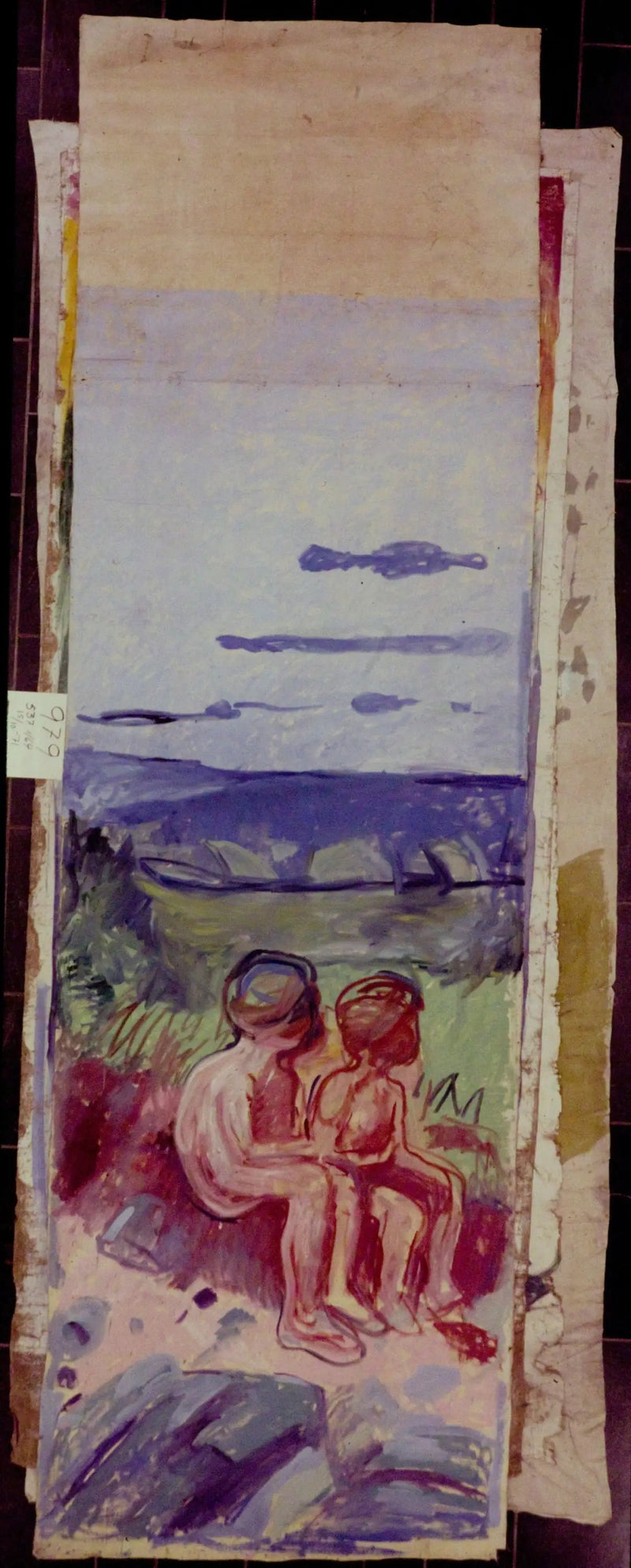 Alma Mater: เด็กสองคนที่นั่ง - Edvard Munch