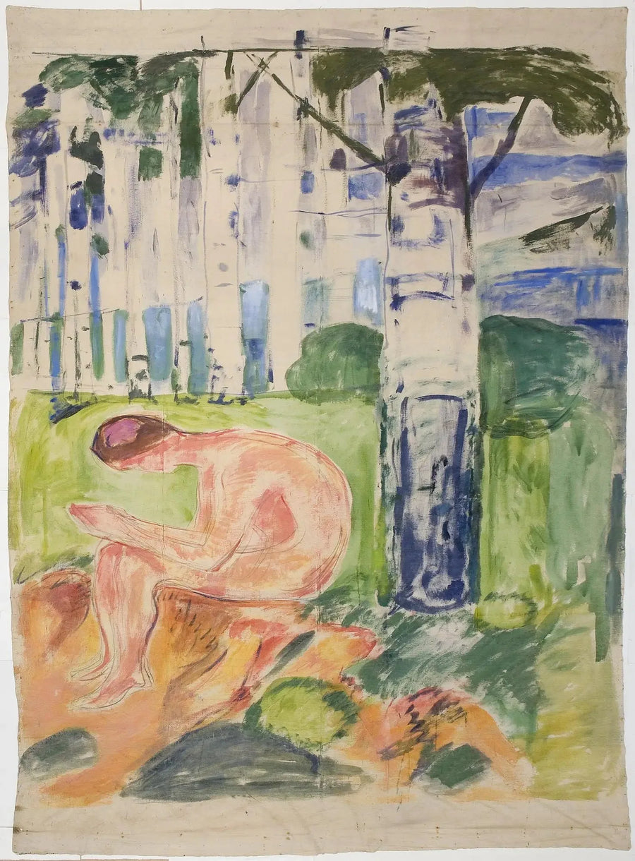 Alma Mater: เด็กหนุ่มนั่ง - Edvard Munch