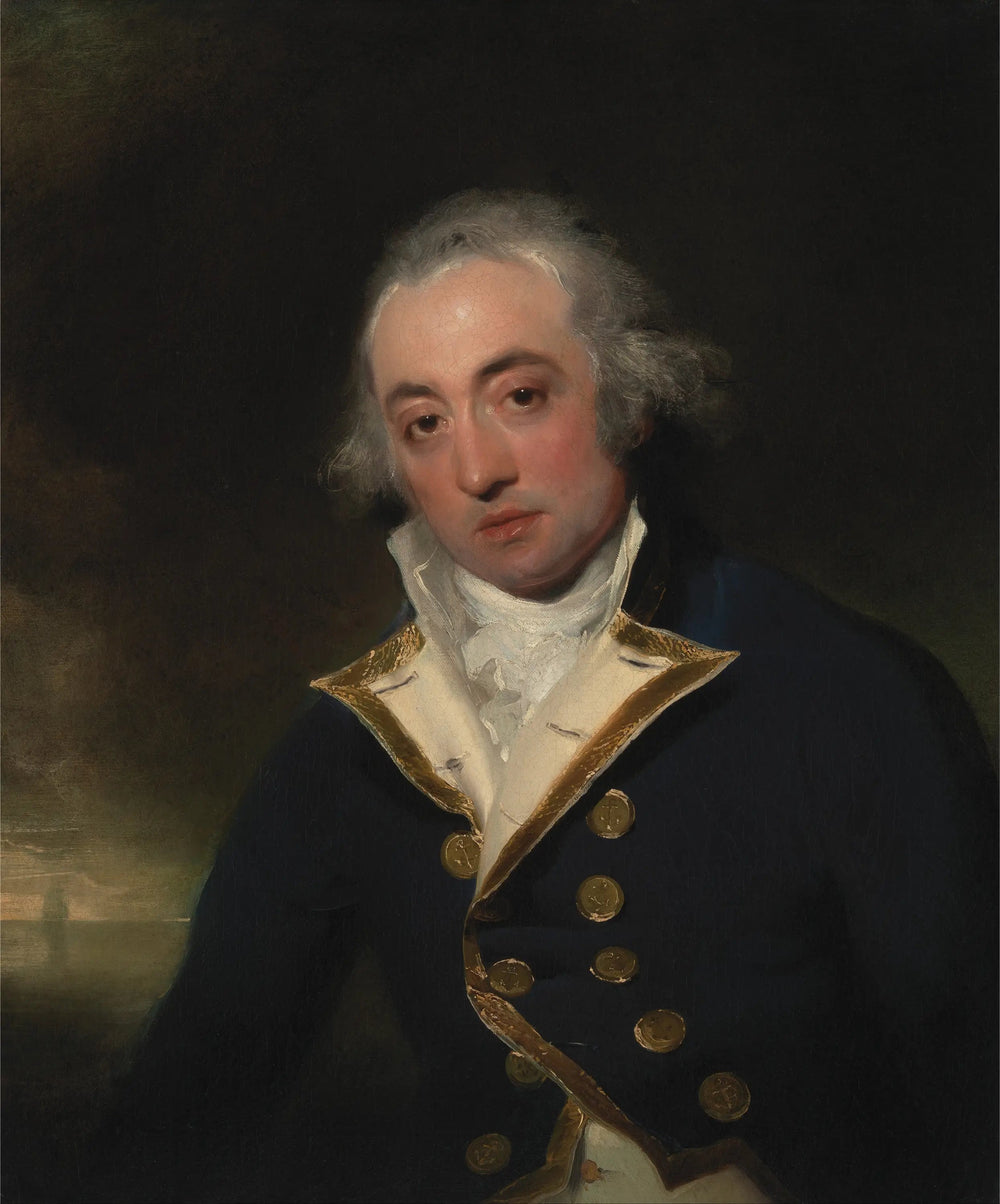 Amiral John Markham - Thomas Lawrence image 1 tableau peint à l’huile sur toile