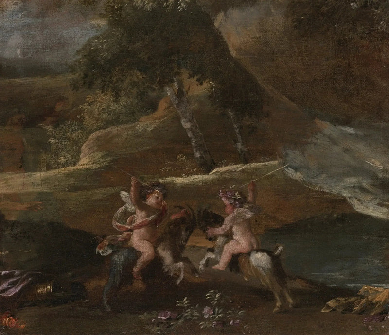 ความรักที่ขี่แพะ - Nicolas Poussin