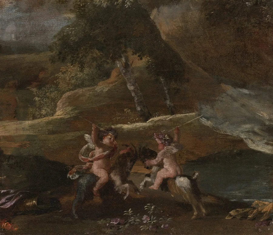 ความรักที่ขี่แพะ - Nicolas Poussin