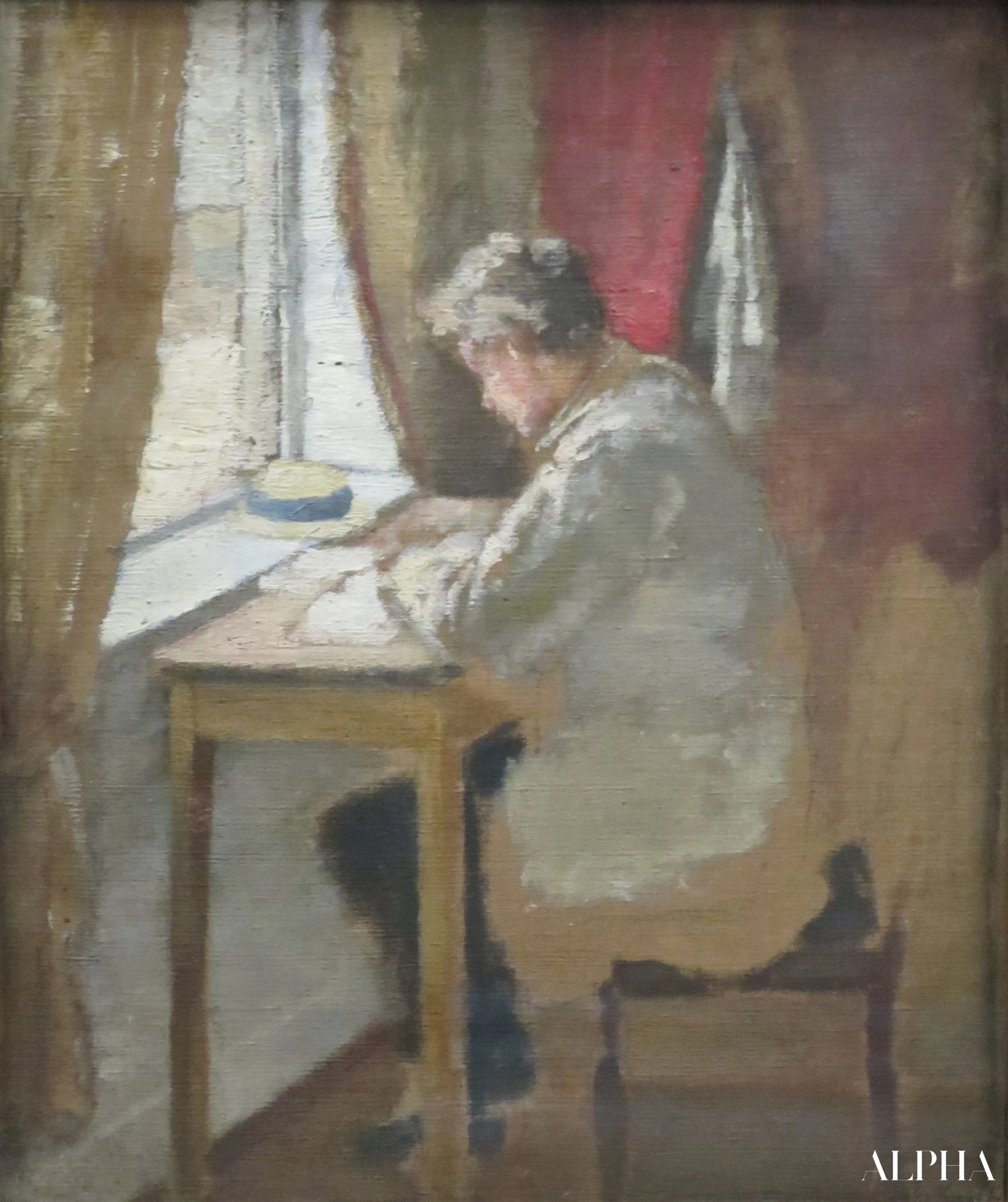 Andreas by the window - Edvard Munch - High-end reproductions of paintings and artworks