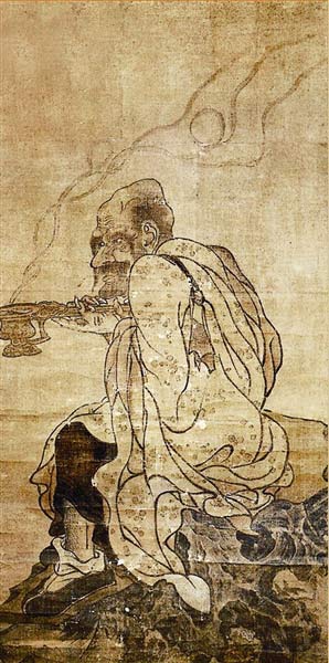 Aṅgaja, l’un des Seize Arhats - Guanxiu, IXe-Xe siècle