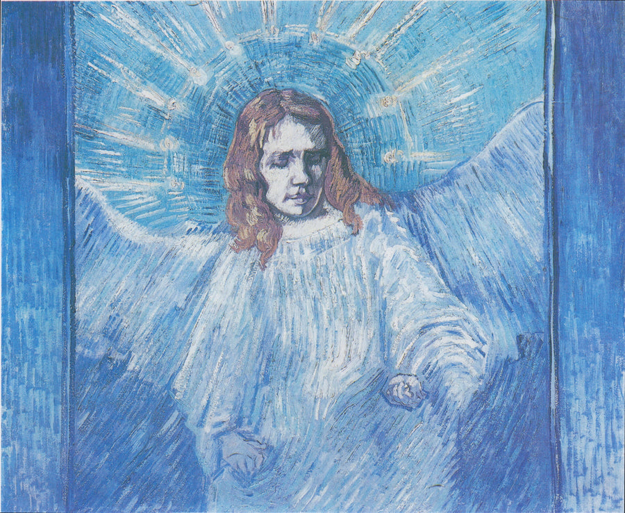 รูปครึ่งตัวของเทวดา (ตามแบบ Rembrandt) - Vincent van Gogh