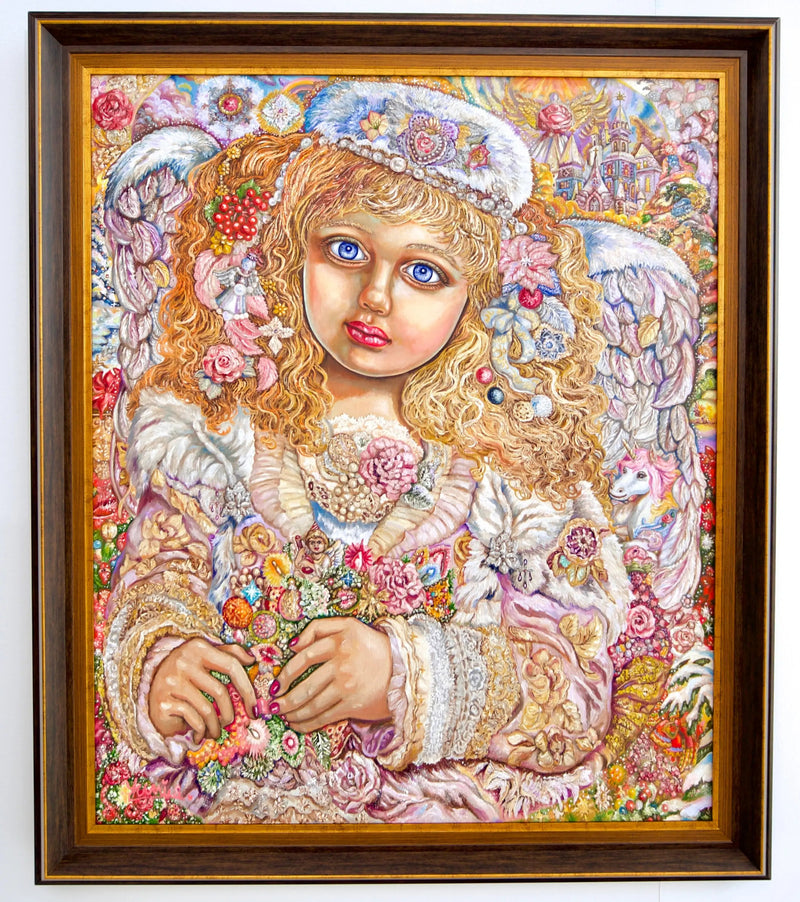 นางฟ้าของแสงสว่างในวันคริสต์มาส  | 60 x 75 ซม.