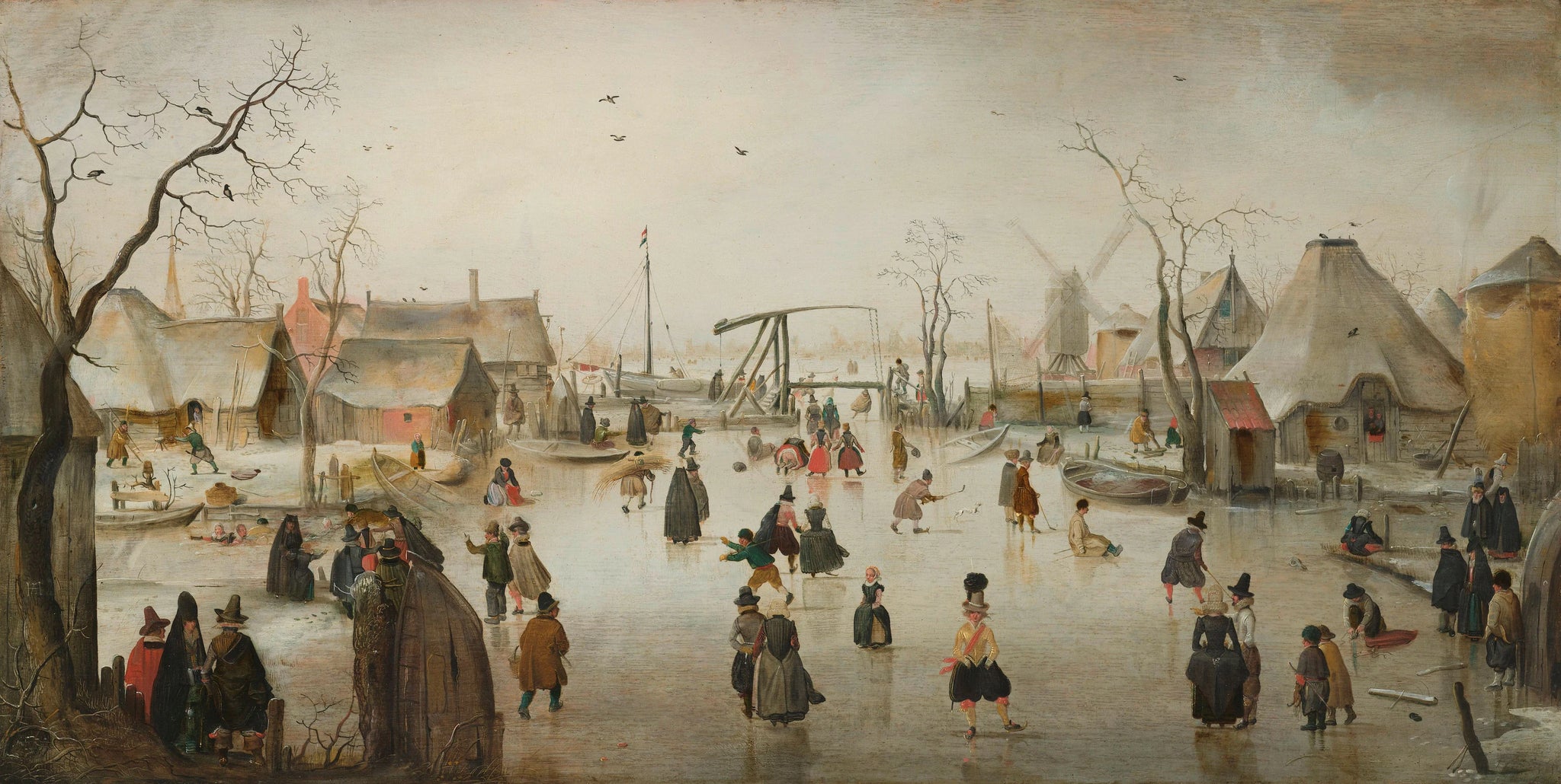 Animation de glaces - Hendrick Avercamp