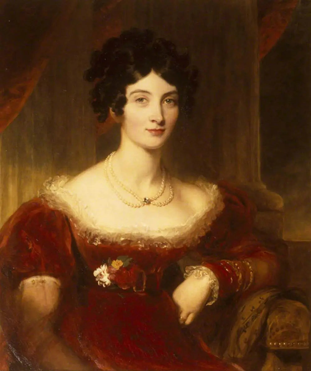 Anne Frances Bankes, comtesse de Falmouth (1789-1864) - Thomas Lawrence image 1 reproduction de peinture à l’huile
