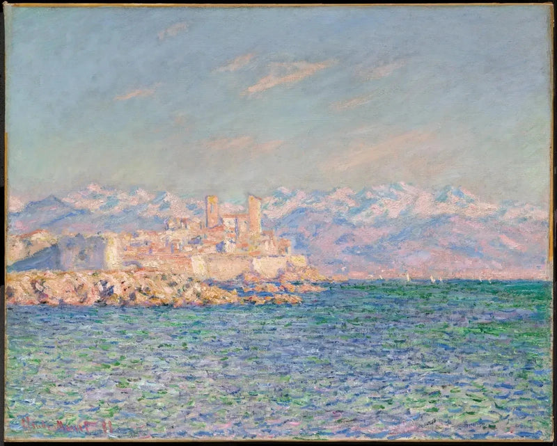 Antibes เอฟเฟกต์ช่วงบ่าย W1158 - Claude Monet