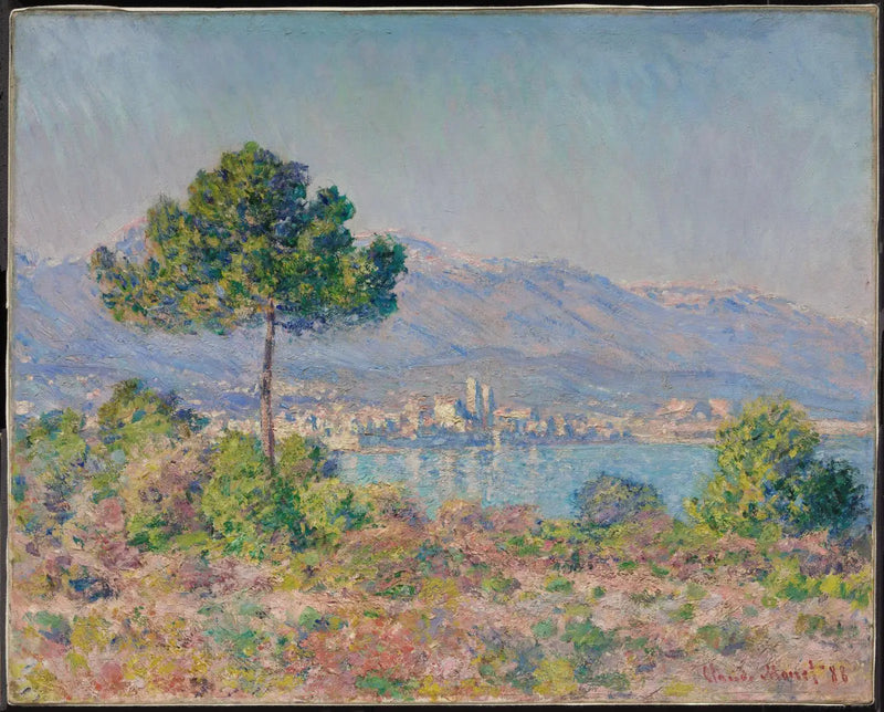 อองติบส์มองจากที่ราบโนเทรอดาม - Claude Monet