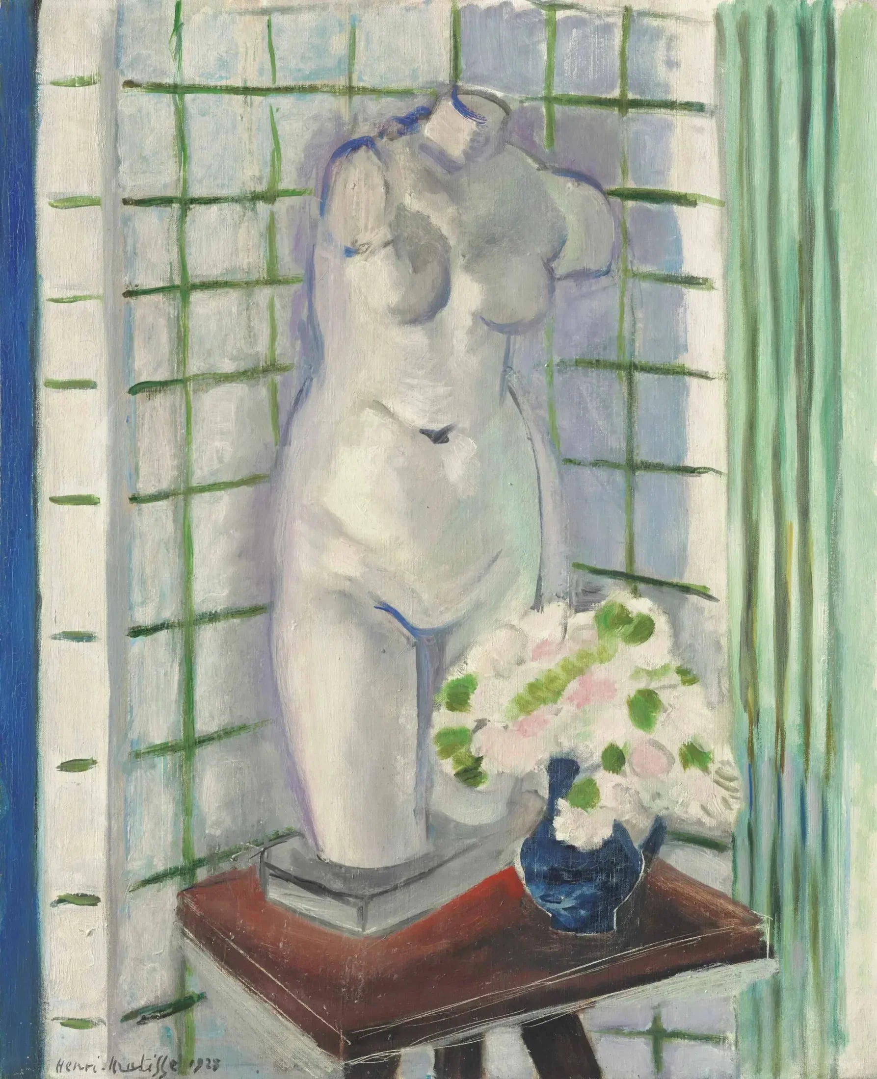 Antique et œillets - Henri Matisse image 1 copie de tableau peinte à la main