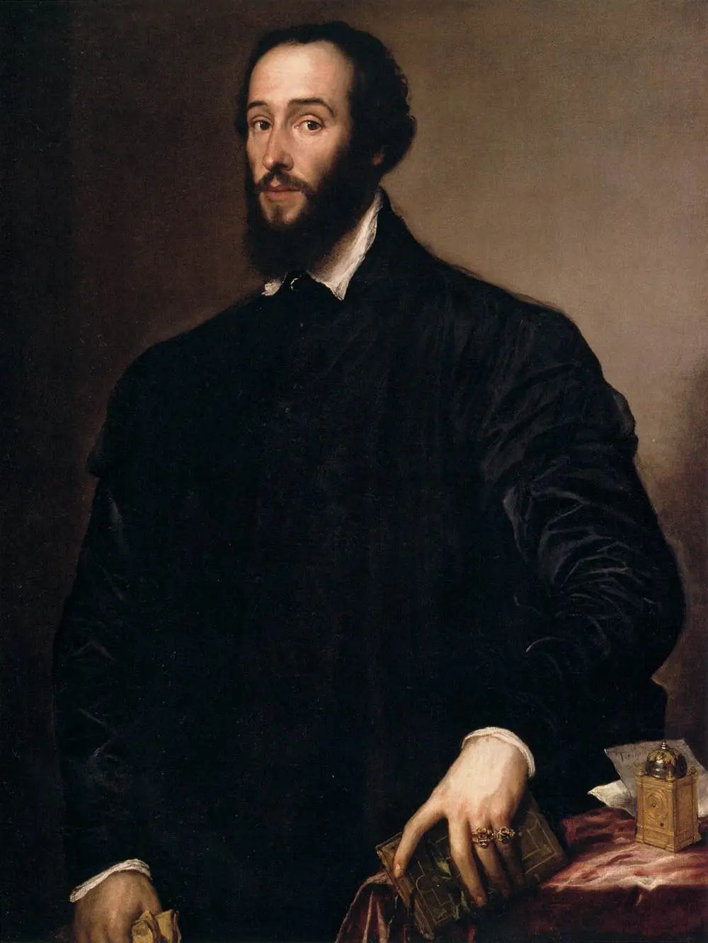 Antoine Perrenot de Granvelle - Titian image 1 copie peinte à la main à l’huile