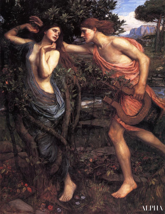 Apollon et Daphné - John William Waterhouse Reproductions de tableaux à la peinture à l’huile