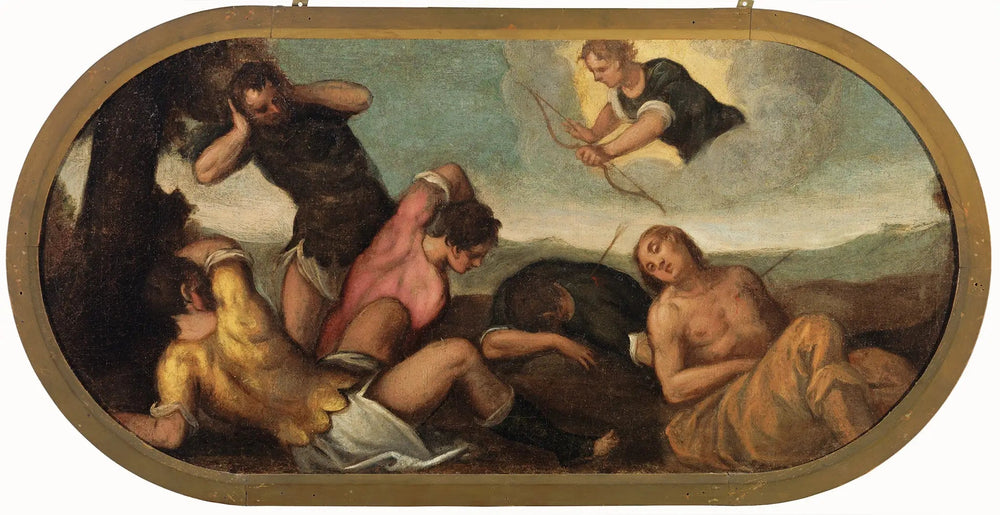 Apollon tire sur les fils de Niobé - Paul Véronèse - Alpha Reproduction