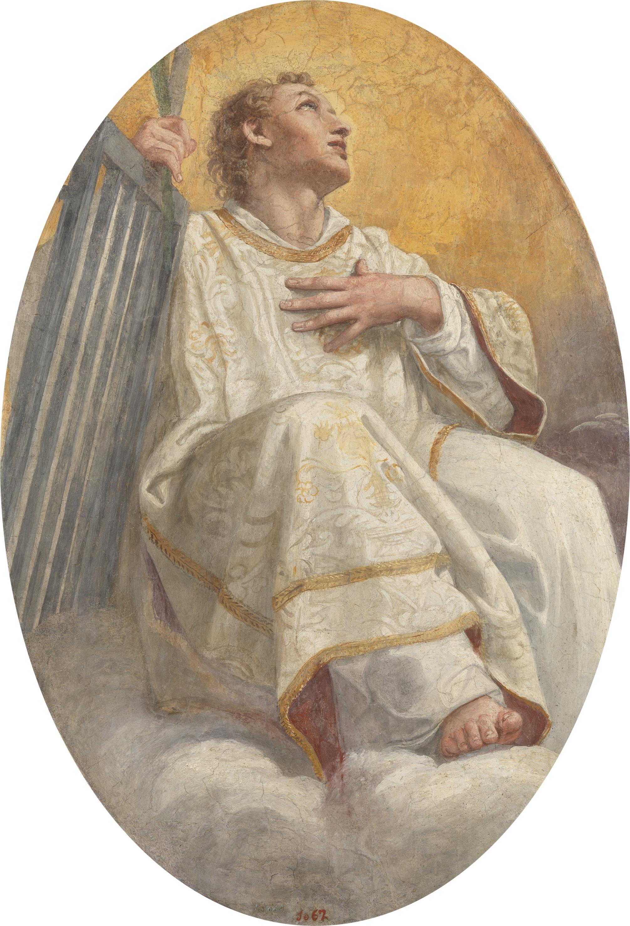 Apoteosi di San Lorenzo - Annibale Carracci image 1 copie de tableau peinte à la main
