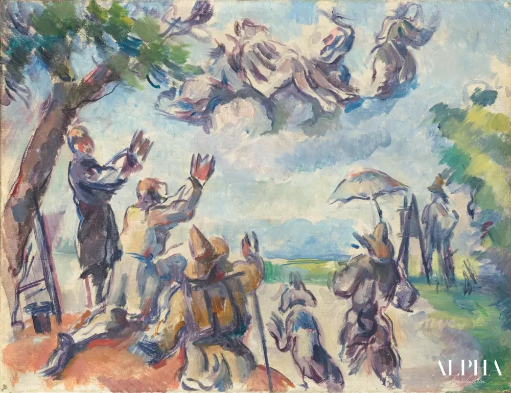 Apothéose de Delacroix - Paul Cézanne - Reproductions de tableaux et peintures haut de gamme