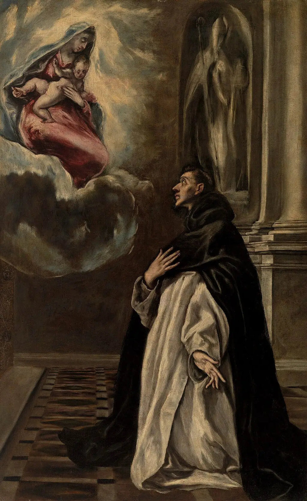 Apparition de la Vierge et de l’Enfant à saint Hyacinthe - El Greco - Alpha Reproduction