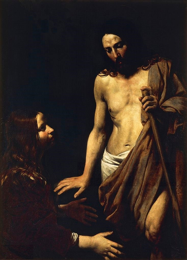 Apparition du Christ devant Marie-Madeleine - Valentin de Boulogne