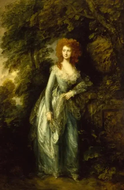 Appelée Lady Mary Bruce, duchesse de Richmond (1740 -1796), peut-être Elizabeth White, Mme Hartley (1751 - 1824) - Thomas Gainsborough image 1 tableau peint à l’huile sur toile