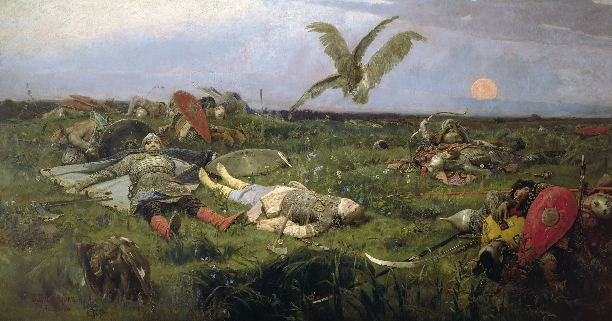 Après la bataille du prince Igor - Viktor Vasnetsov - Alpha Reproduction