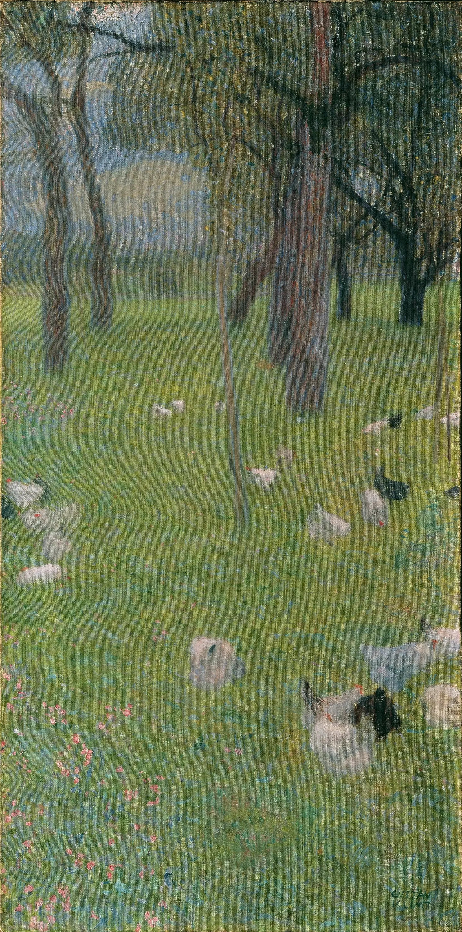 Reproduction du tableau « Après la pluie - Gustav Klimt » par Alpha Reproduction en peinture à l’huile