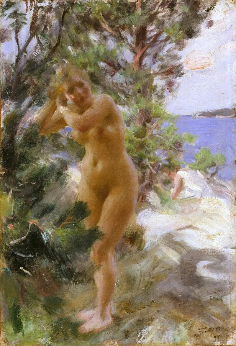 หลังอาบน้ำ - แอนเดอร์ ซอร์น